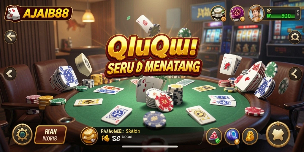 Tampilan gameplay QiuQiu yang menarik dan seru.