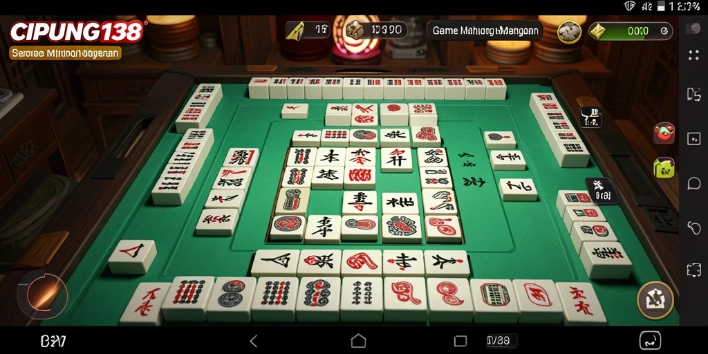 Screenshot gameplay <strong>CIPUNG138</strong> yang menunjukkan keseruan permainan Mahjong.