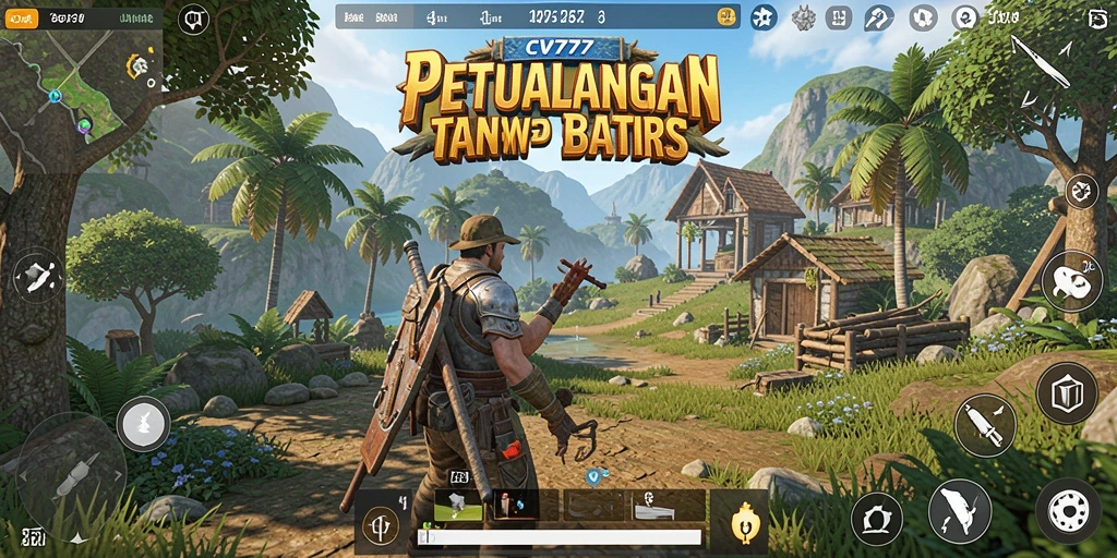 Screenshot menunjukkan gameplay eksplorasi yang mendalam dalam CV777.