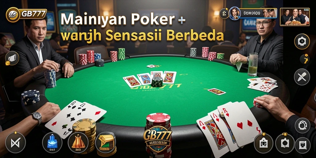 Gameplay menarik dari Poker di GB777 dengan grafis yang menawan.