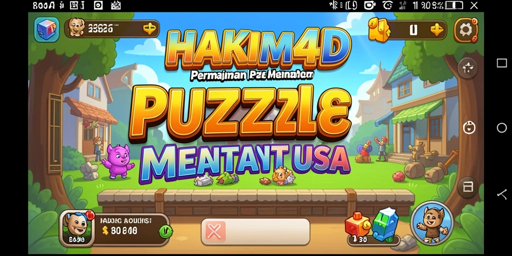 Tampilan gameplay HAKIM4D yang menantang dan seru.