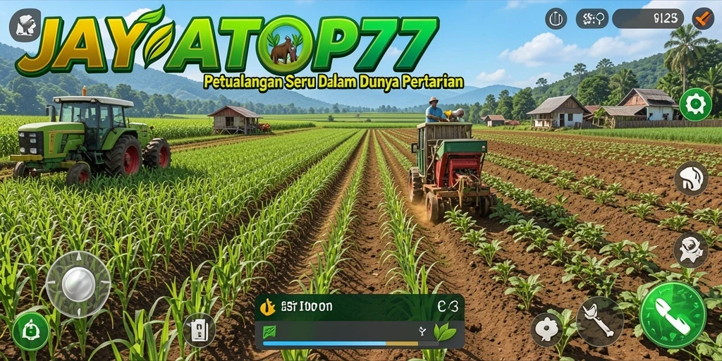 Gameplay menarik dalam JAYATOP77 yang menampilkan suasana pertanian.