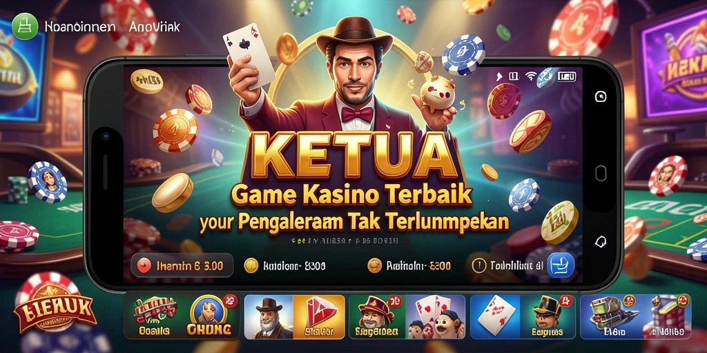 Tampilan menakjubkan dari gameplay Kasino KETUA.