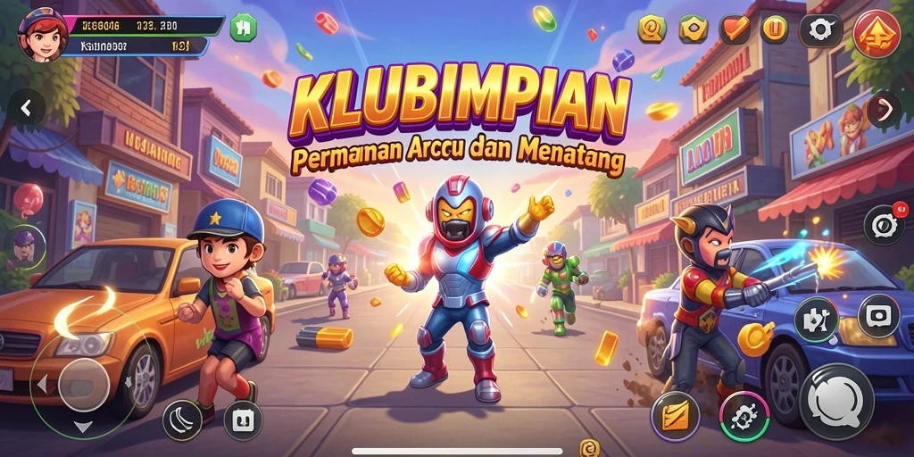 Tangkapan layar gameplay KLUBIMPIAN menunjukkan aksi seru yang mengasyikkan.