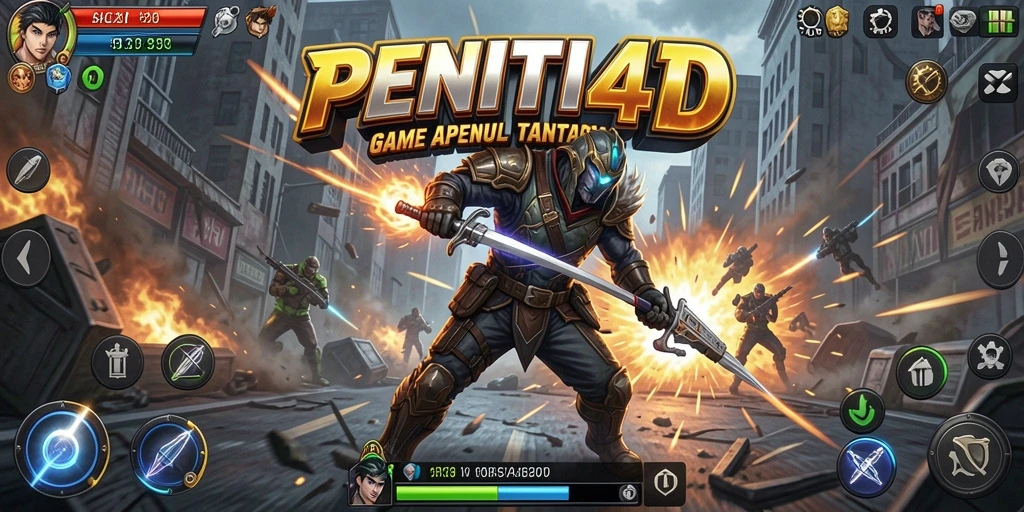 Tampilan gameplay mendebarkan di PENITI4D dengan aksi yang intens.