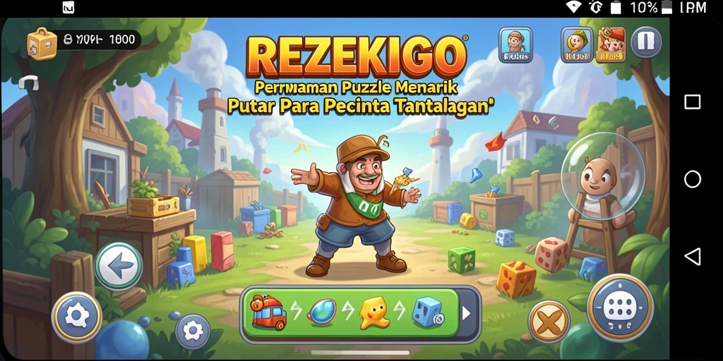 Gameplay seru dan menantang dari REZEKIGO yang mengasah logika.