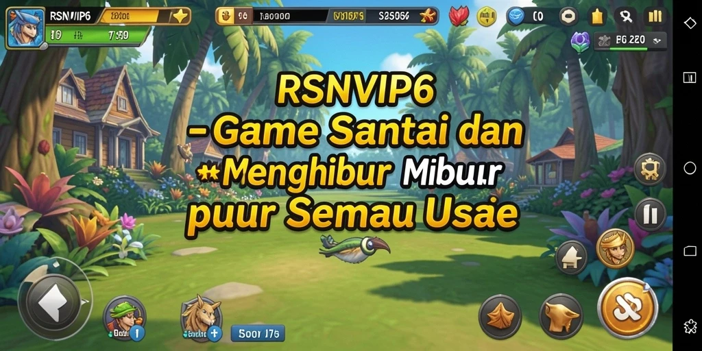 Screenshot gameplay <strong>RSNVIP6</strong> menampilkan aksi yang menyenangkan dan penuh warna.