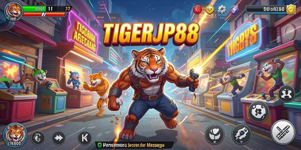 Tampilan gameplay seru dan menantang di TIGERJP88.