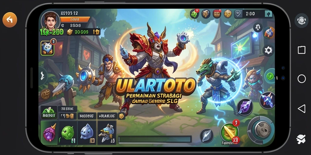 Tampilan gameplay ULARTOTO yang menegangkan dan penuh strategi.