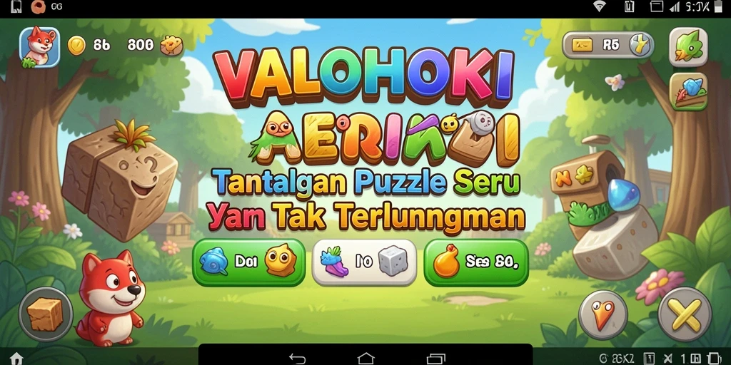 Gameplay VALOHOKI yang menantang dengan puzzle seru.